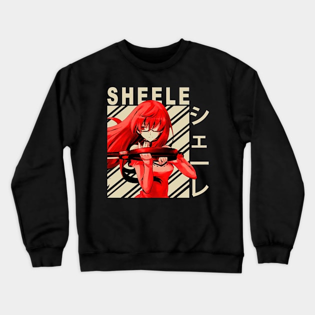 Sheele Vintage Art Crewneck Sweatshirt by eldridgejacqueline